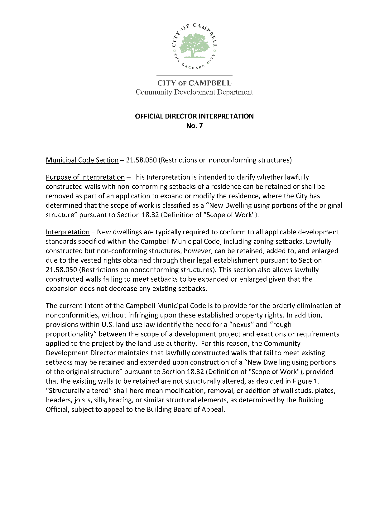 No. 7 - Non-conforming Walls - New Construction Using Portions of Original - signed_Page_1