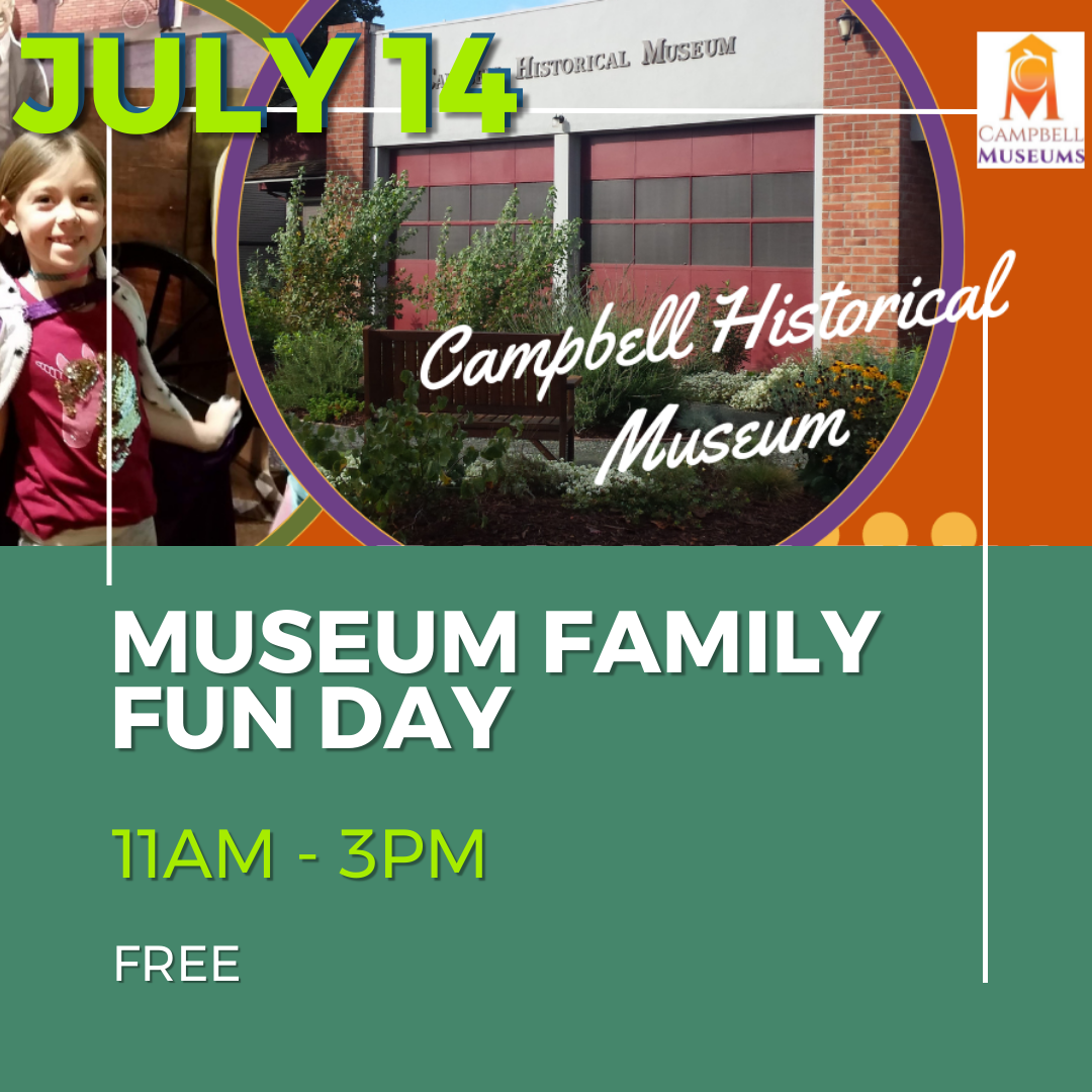 July 14 Museum Family Fun Day Free 11am to 3pm