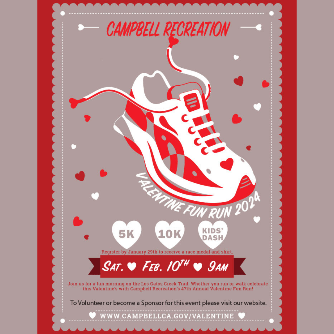 Valentine Fun Run Flyer - February 10th