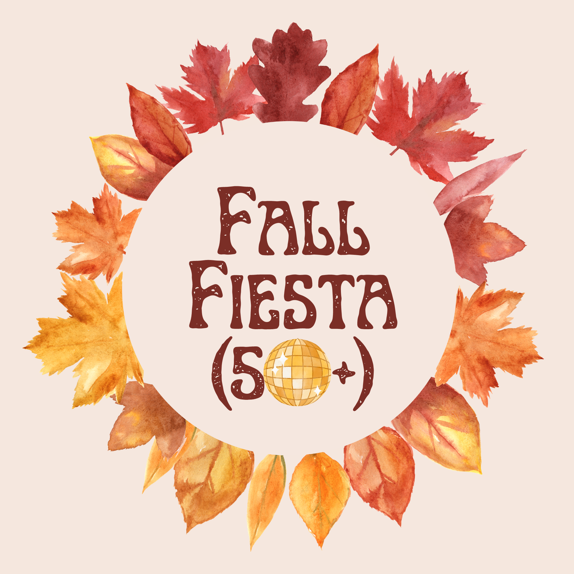Circle Fall Fiesta 50+ graphic 
