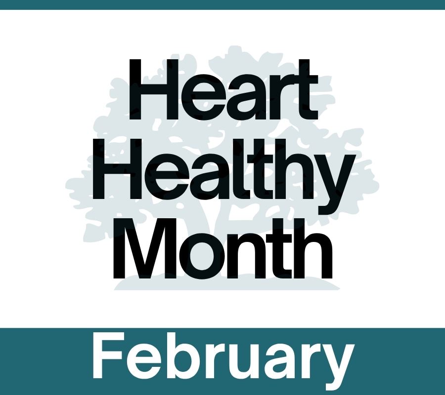icon that says heart healthy month