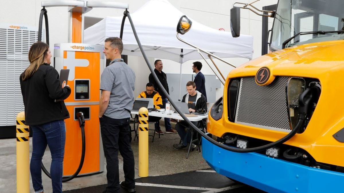 ChargePoint facility representing Campbell’s clean-tech and EV infrastructure sector