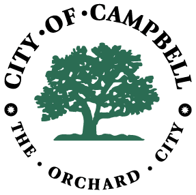 City of Campbell logo. The Orchard City