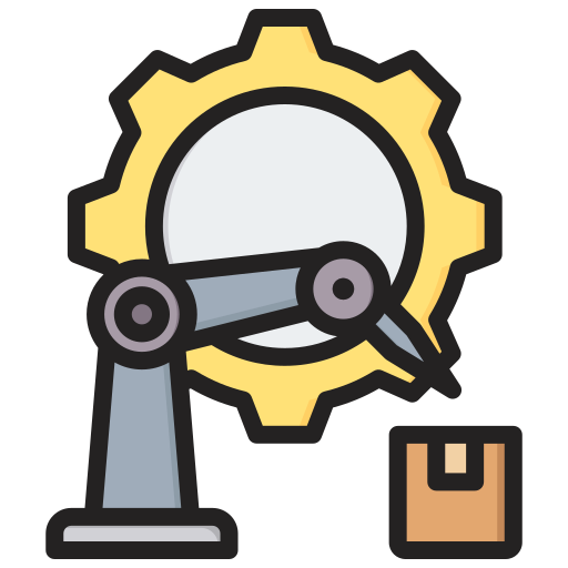 A manufacturing robot arm